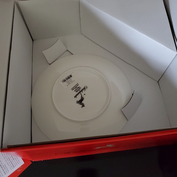 NIB Scalamandre' Lenox 4pc "Toile Tale Chocolate" 1 Place Setting Brown & White - Picture 11 of 16